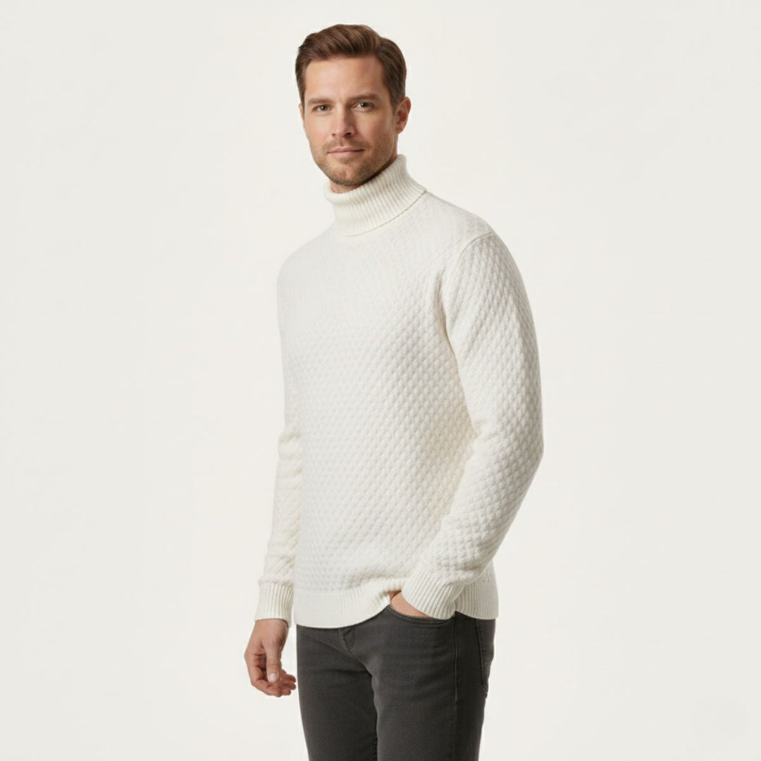 Lavagna Wollrollkragenpullover
