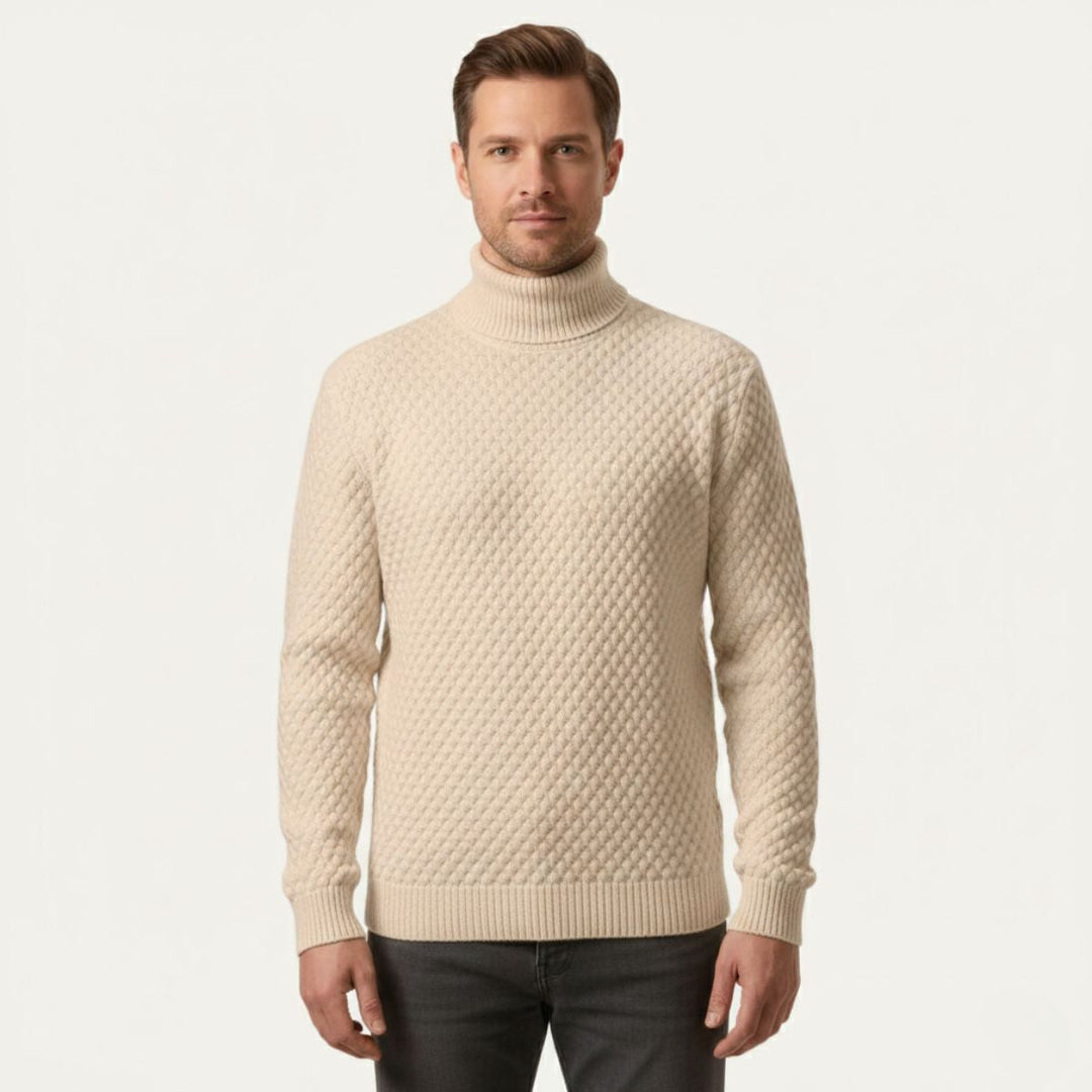 Lavagna Wollrollkragenpullover
