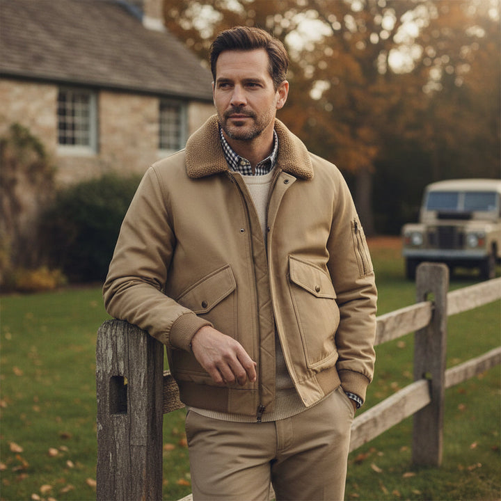 Leeds Fleece Bomberjacke