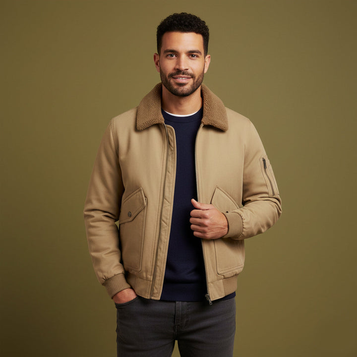 Leeds Fleece Bomberjacke