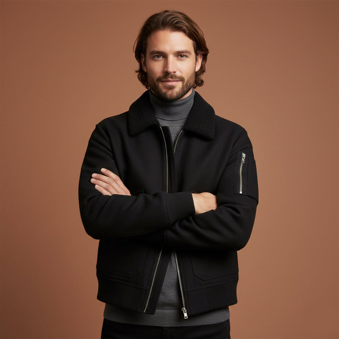 Leeds Fleece Bomberjacke