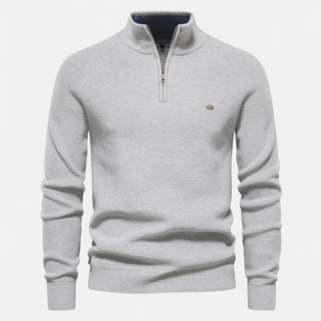 Lignano Baumwoll-Half-Zip-Pullover