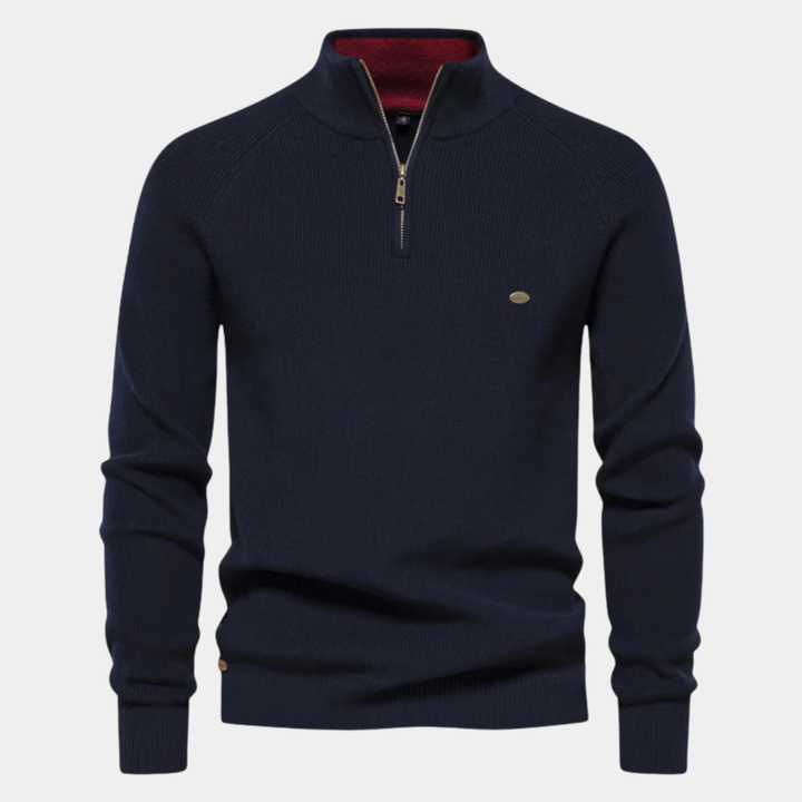 Lignano Baumwoll-Half-Zip-Pullover
