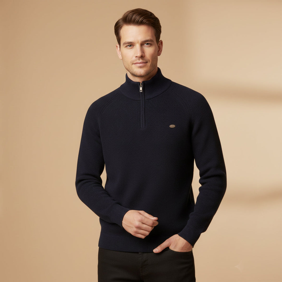 Lignano Baumwoll-Half-Zip-Pullover