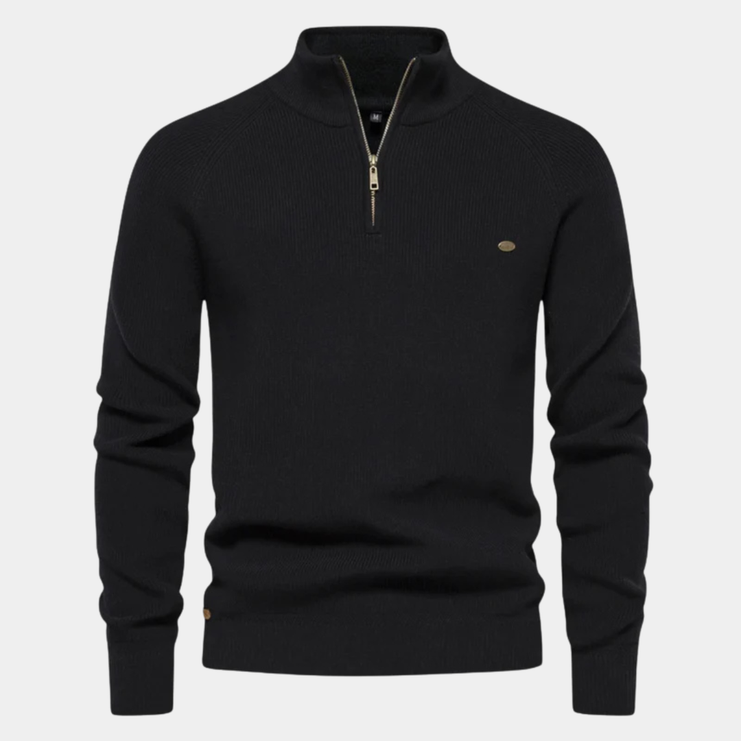 Lignano Baumwoll-Half-Zip-Pullover