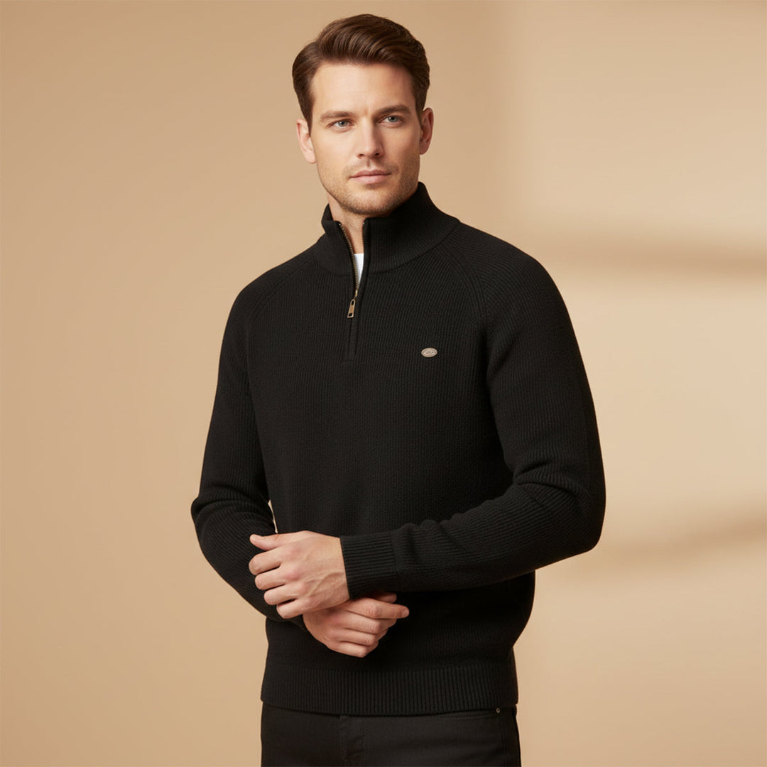 Lignano Baumwoll-Half-Zip-Pullover