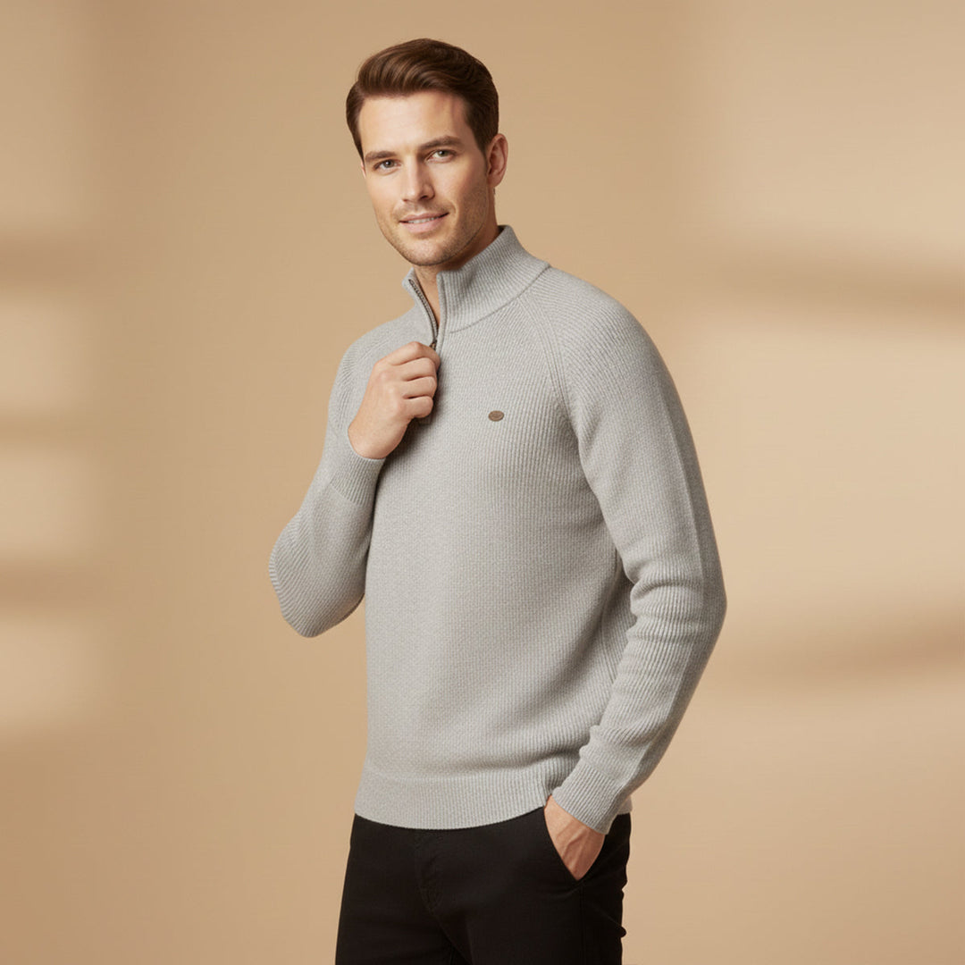 Lignano Baumwoll-Half-Zip-Pullover