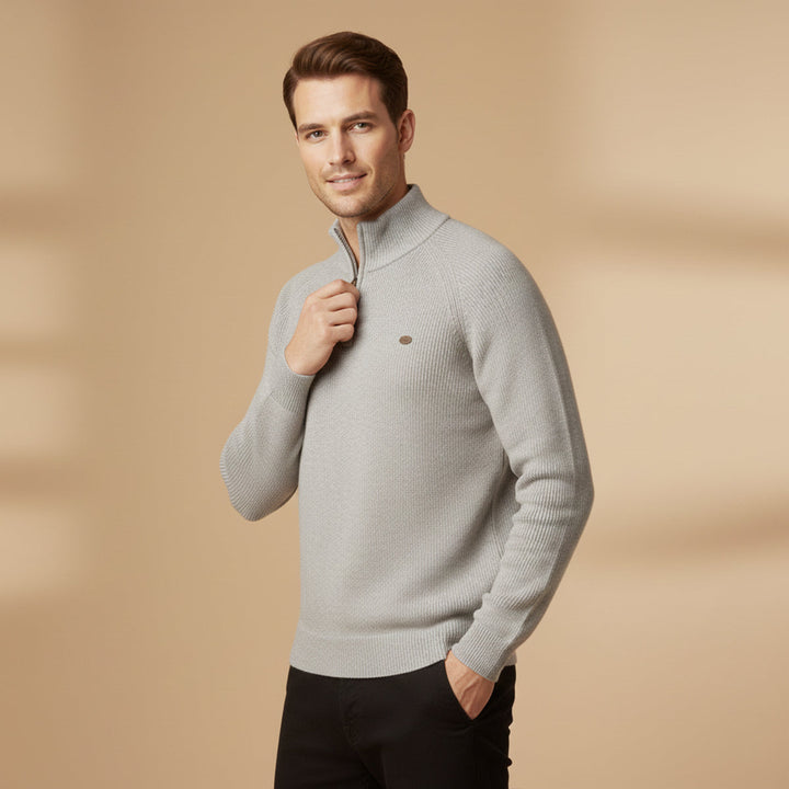 Lignano Baumwoll-Half-Zip-Pullover