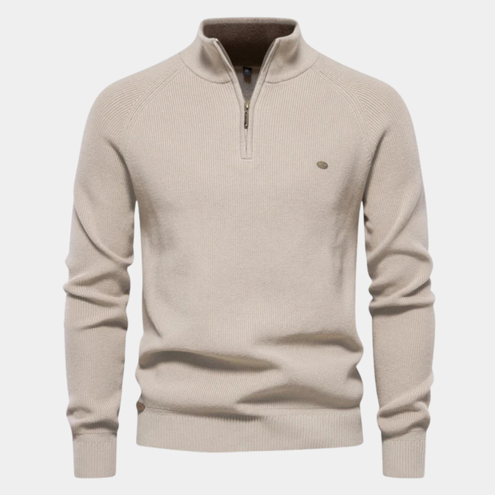 Lignano Baumwoll-Half-Zip-Pullover