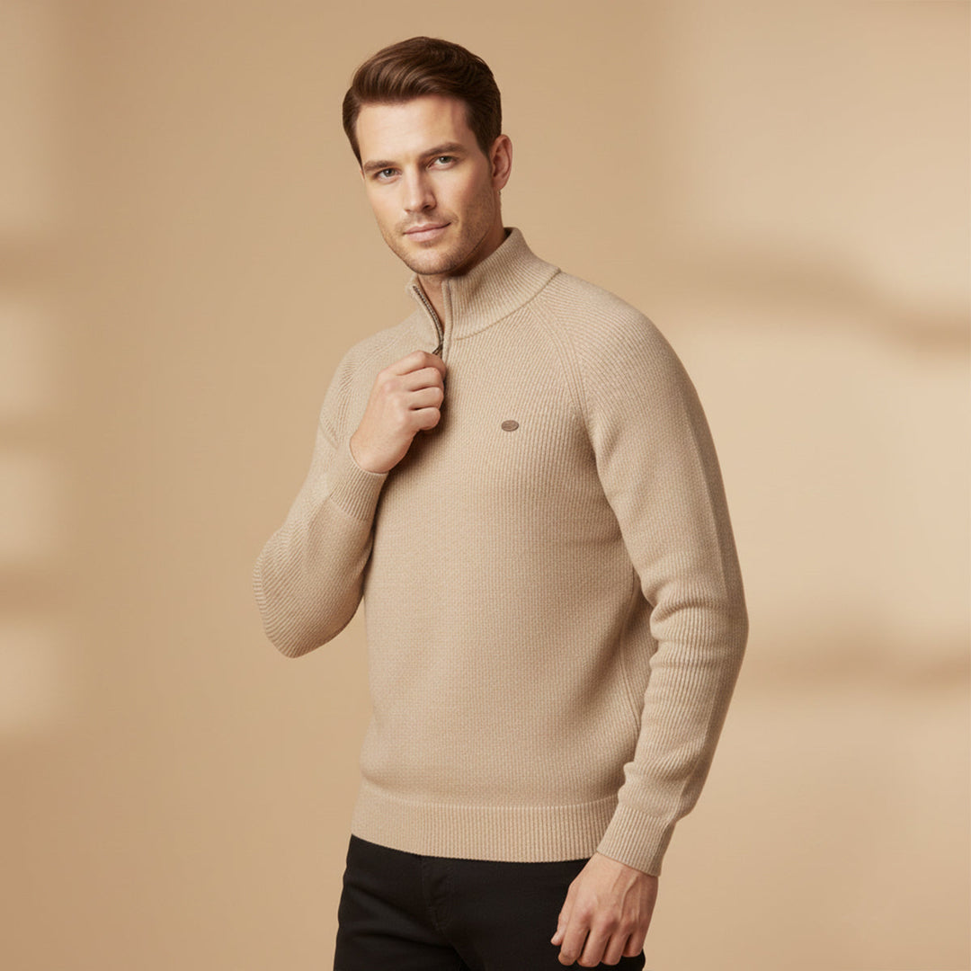 Lignano Baumwoll-Half-Zip-Pullover