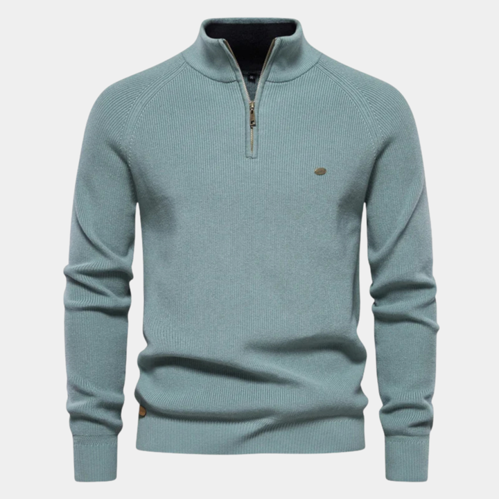 Lignano Baumwoll-Half-Zip-Pullover
