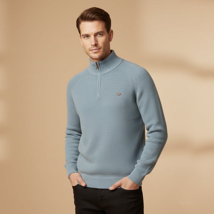 Lignano Baumwoll-Half-Zip-Pullover