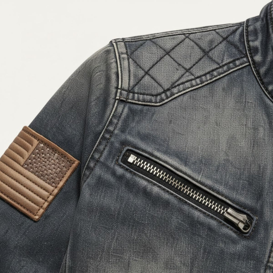 London Denimjeansjacke Slim Fit