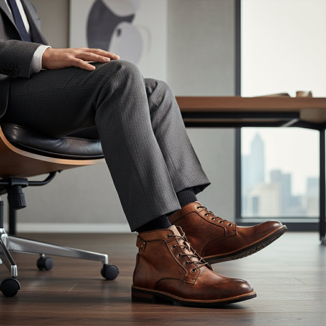 Lucca Lederstiefeletten