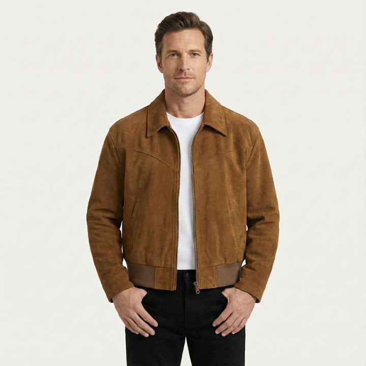 Madrid Wildlederlederjacke