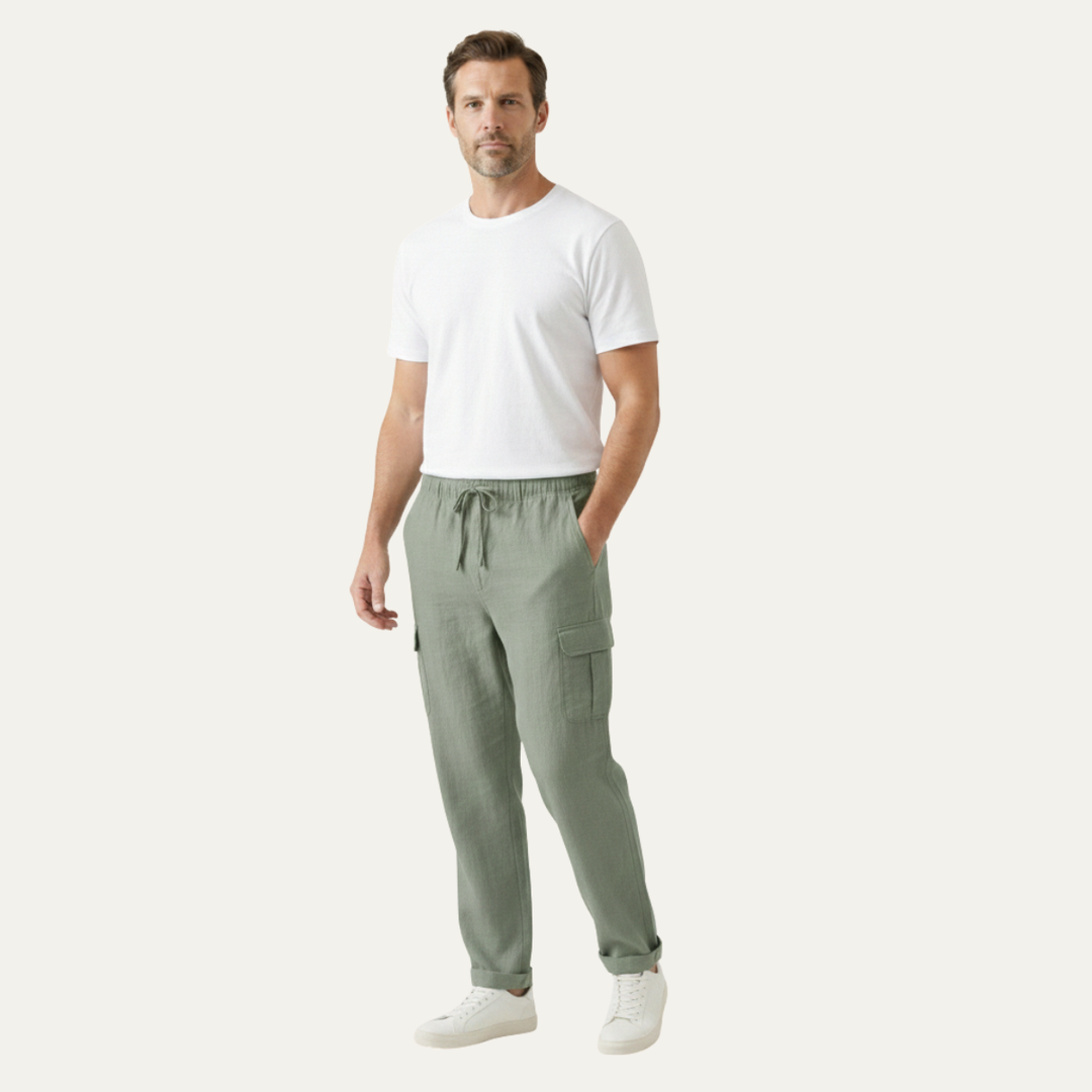 Maplecrest Leinencargohose