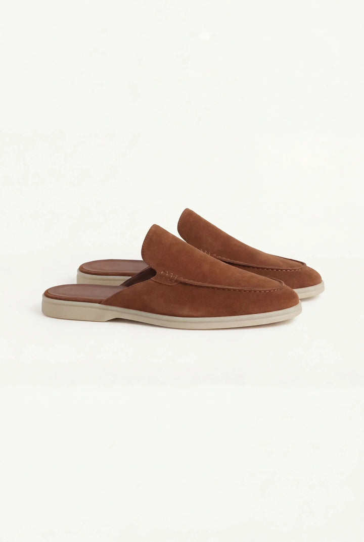 Maroon Suède Mule