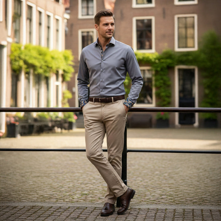 Mayfair Baumwollbusinesshemd Langarm