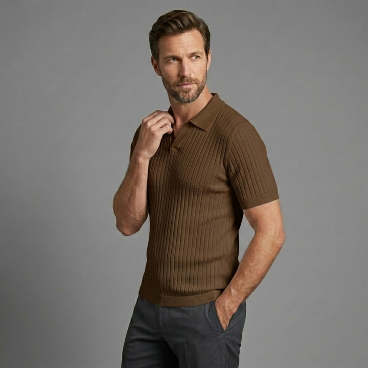 Merrifield Strickpoloshirt