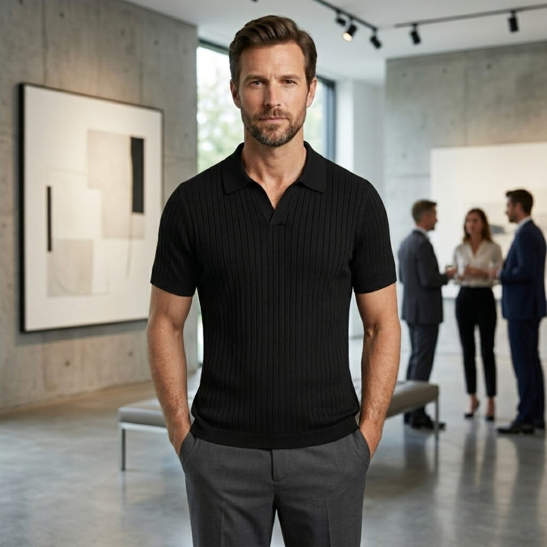Merrifield Strickpoloshirt