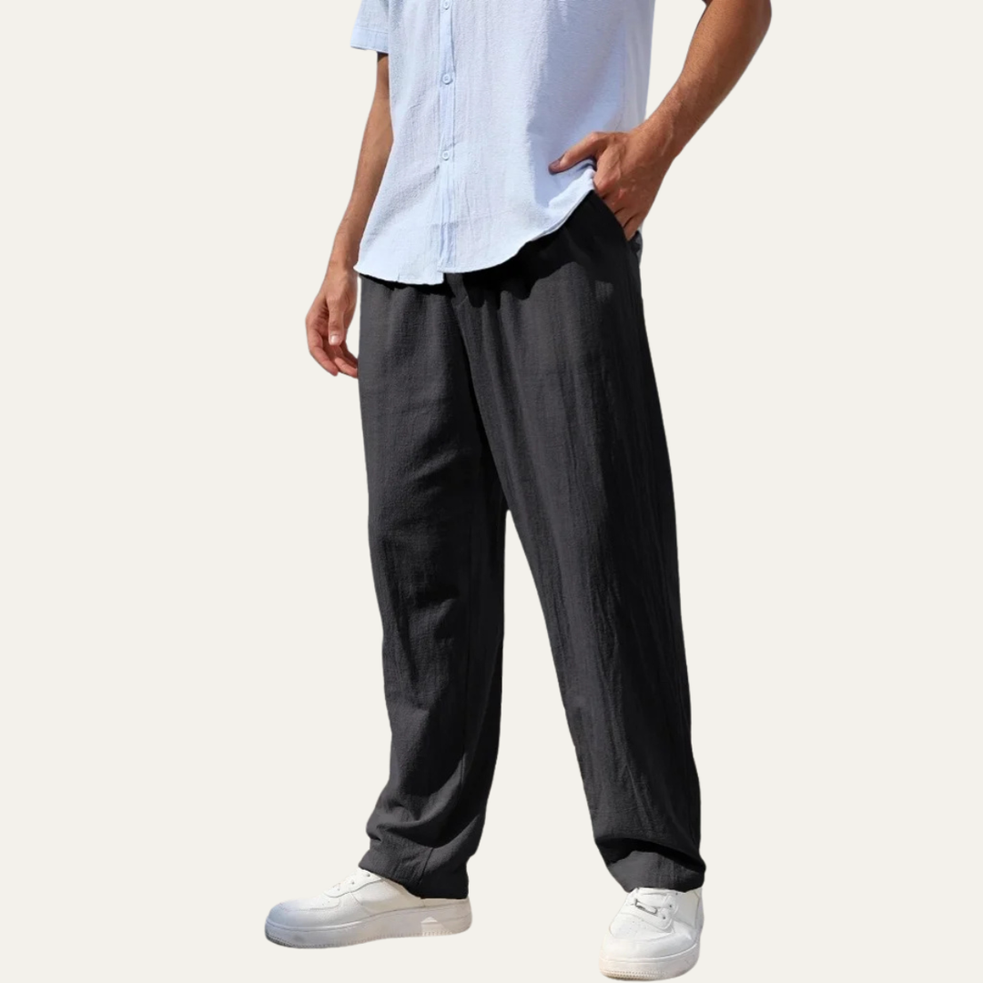 Millbrook Leinenhose Straight Leg