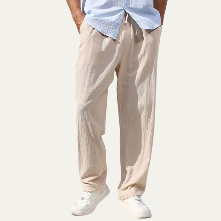 Millbrook Leinenhose Straight Leg