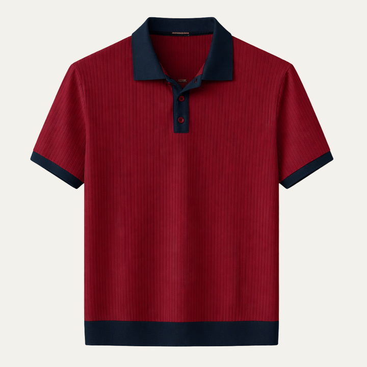 Monferrato Strickpoloshirt