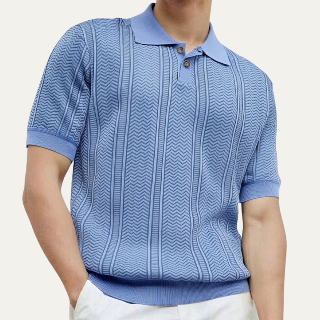 Monopoli Strickpoloshirt