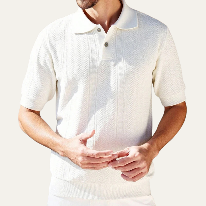 Monopoli Strickpoloshirt