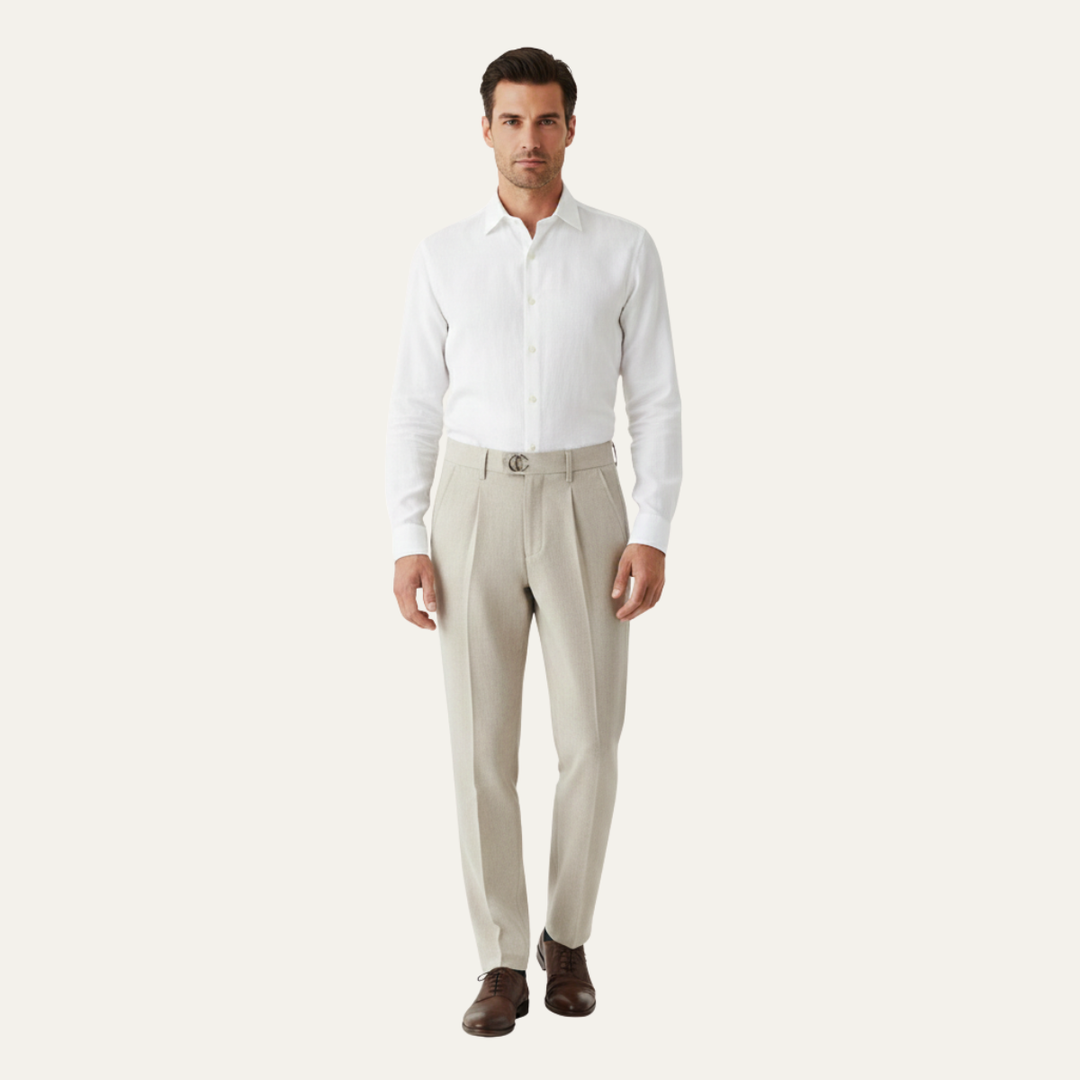 Northshore Leinenanzughose Slim Fit