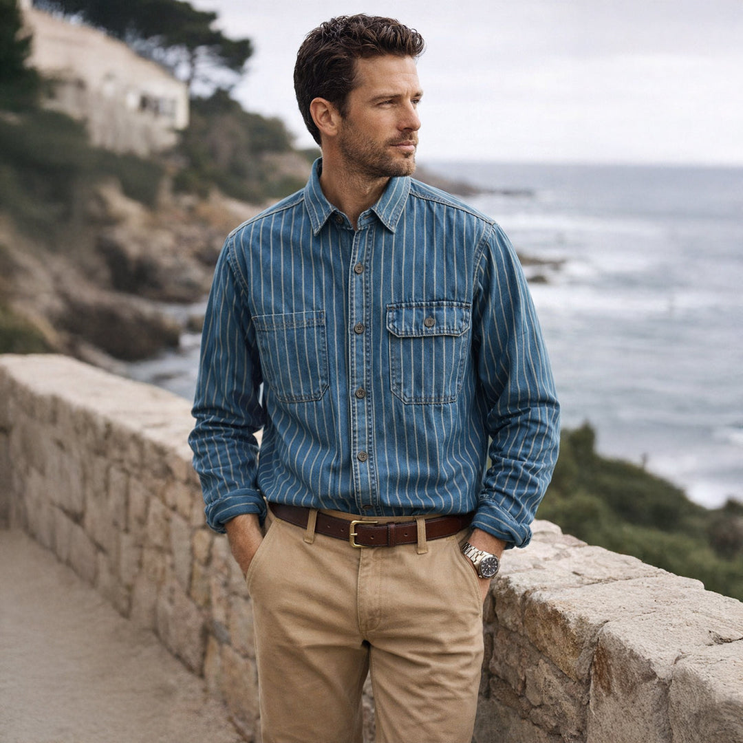 Oakcrest Denimjeanshemd