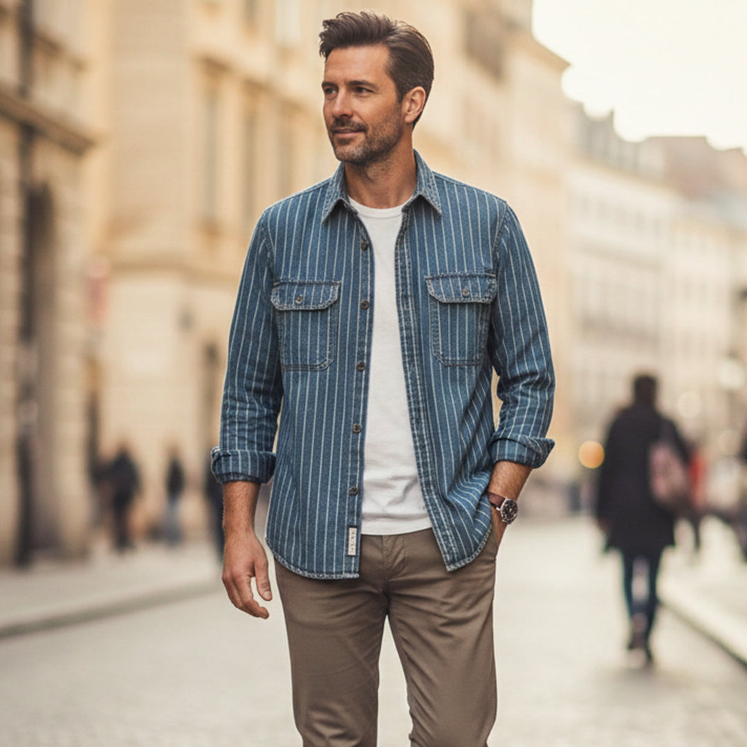 Oakcrest Denimjeanshemd