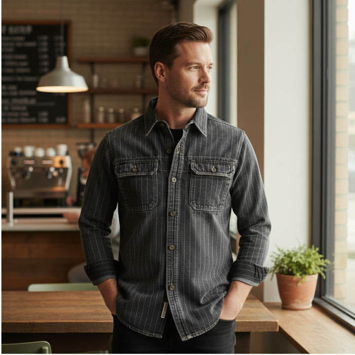 Oakcrest Denimjeanshemd
