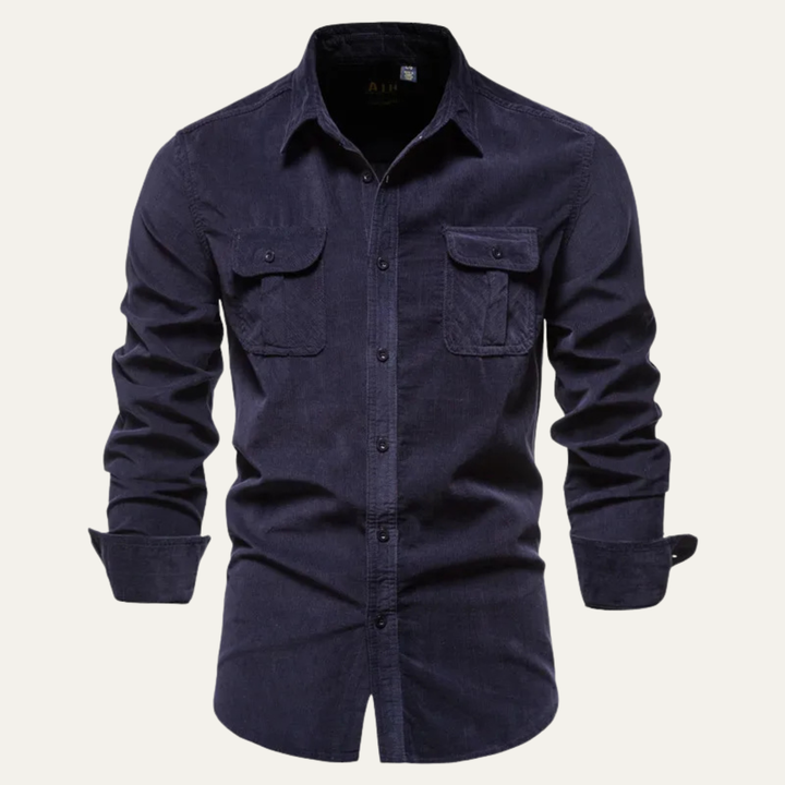 Oaklawn Cordhemd Slim Fit