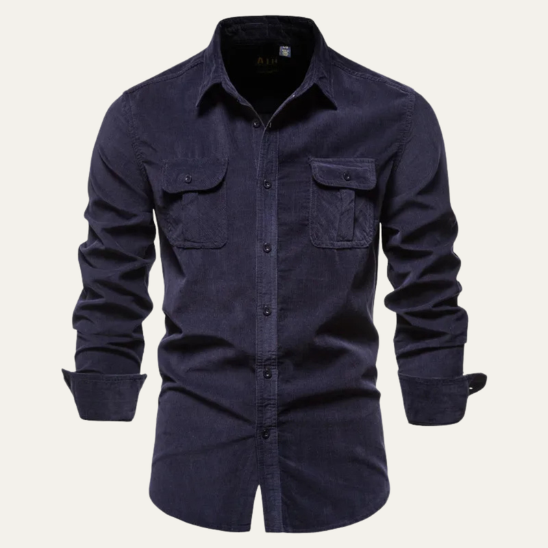 Oaklawn Cordhemd Slim Fit