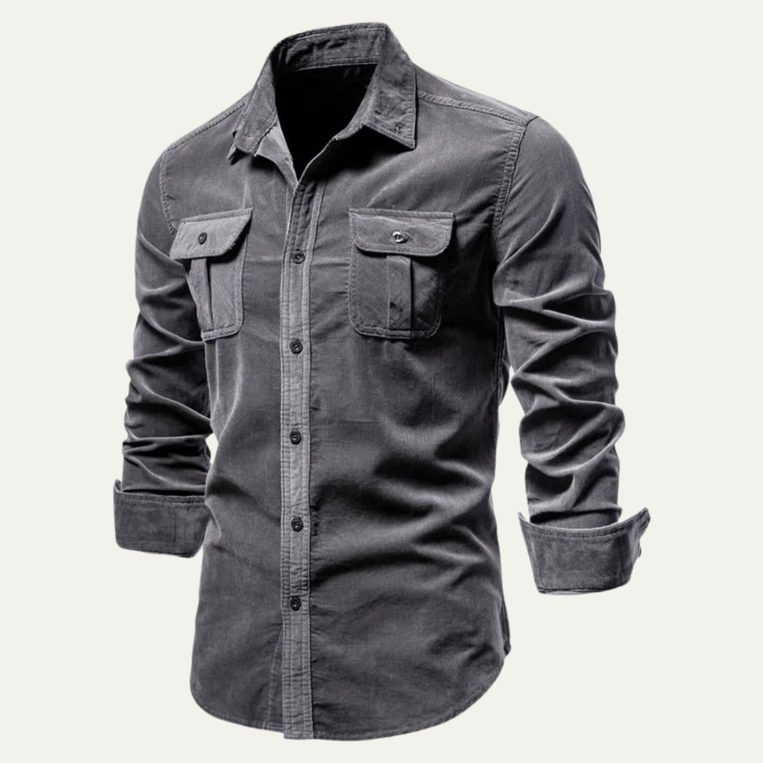 Oaklawn Cordhemd Slim Fit