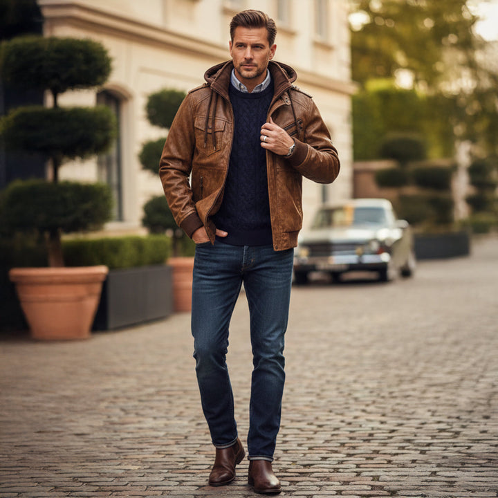 Palermo Lederbomberjacke