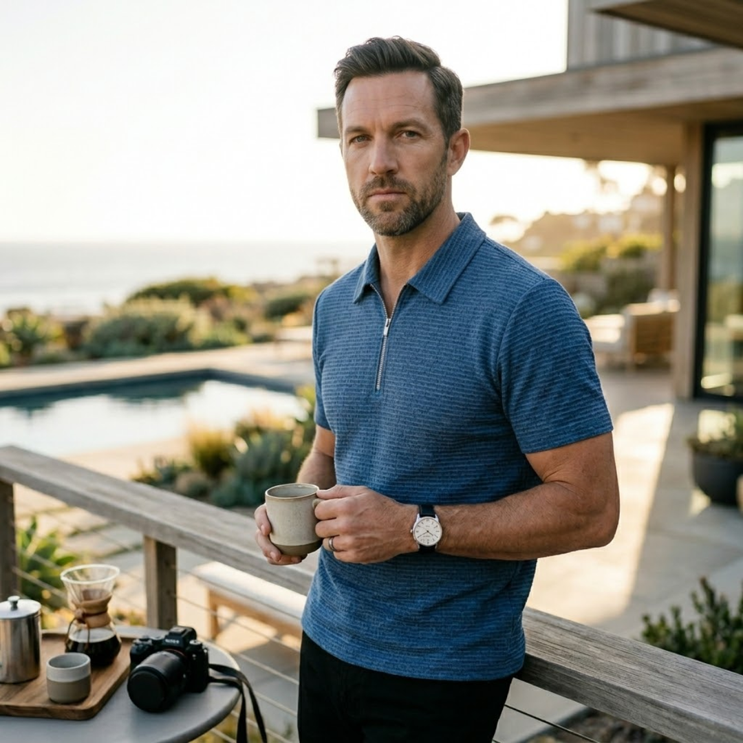 Ravenswood Strickpoloshirt