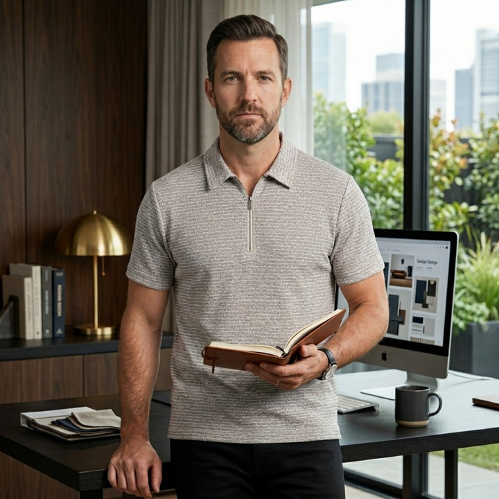 Ravenswood Strickpoloshirt