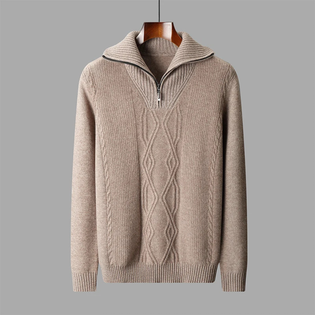 Riverhill Kaschmir-Half-Zip-Pullover