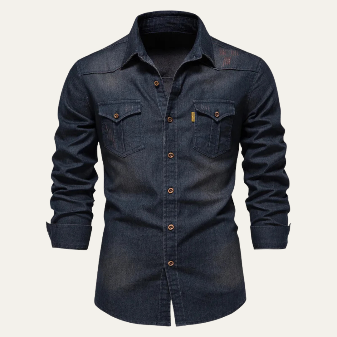Roseland Baumwollhemd Slim Fit