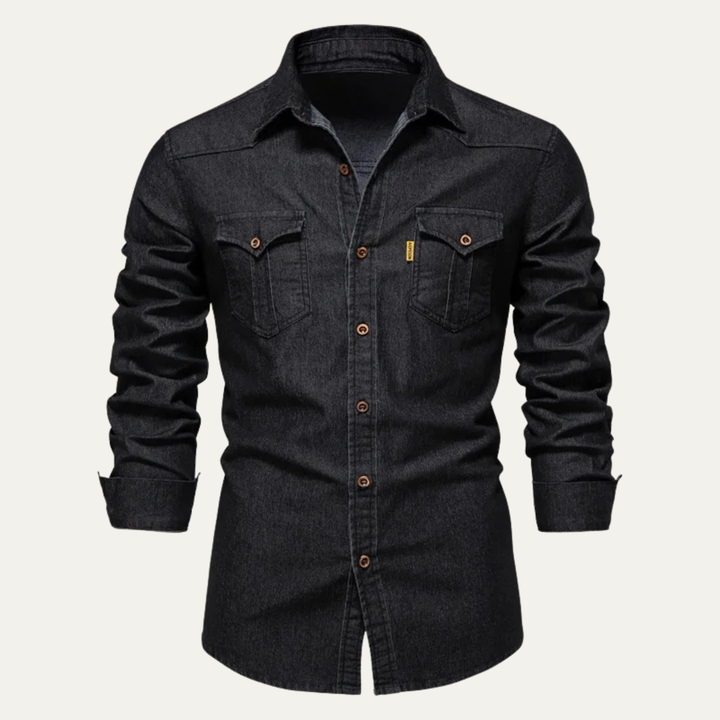Roseland Baumwollhemd Slim Fit