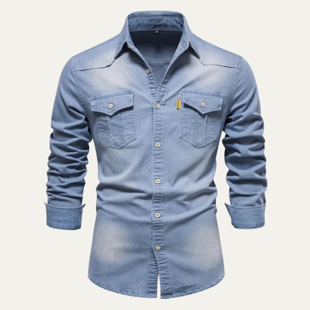 Roseland Baumwollhemd Slim Fit