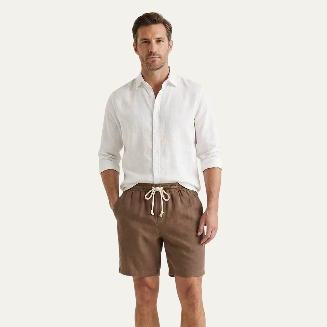 Rowley Leinenshorts
