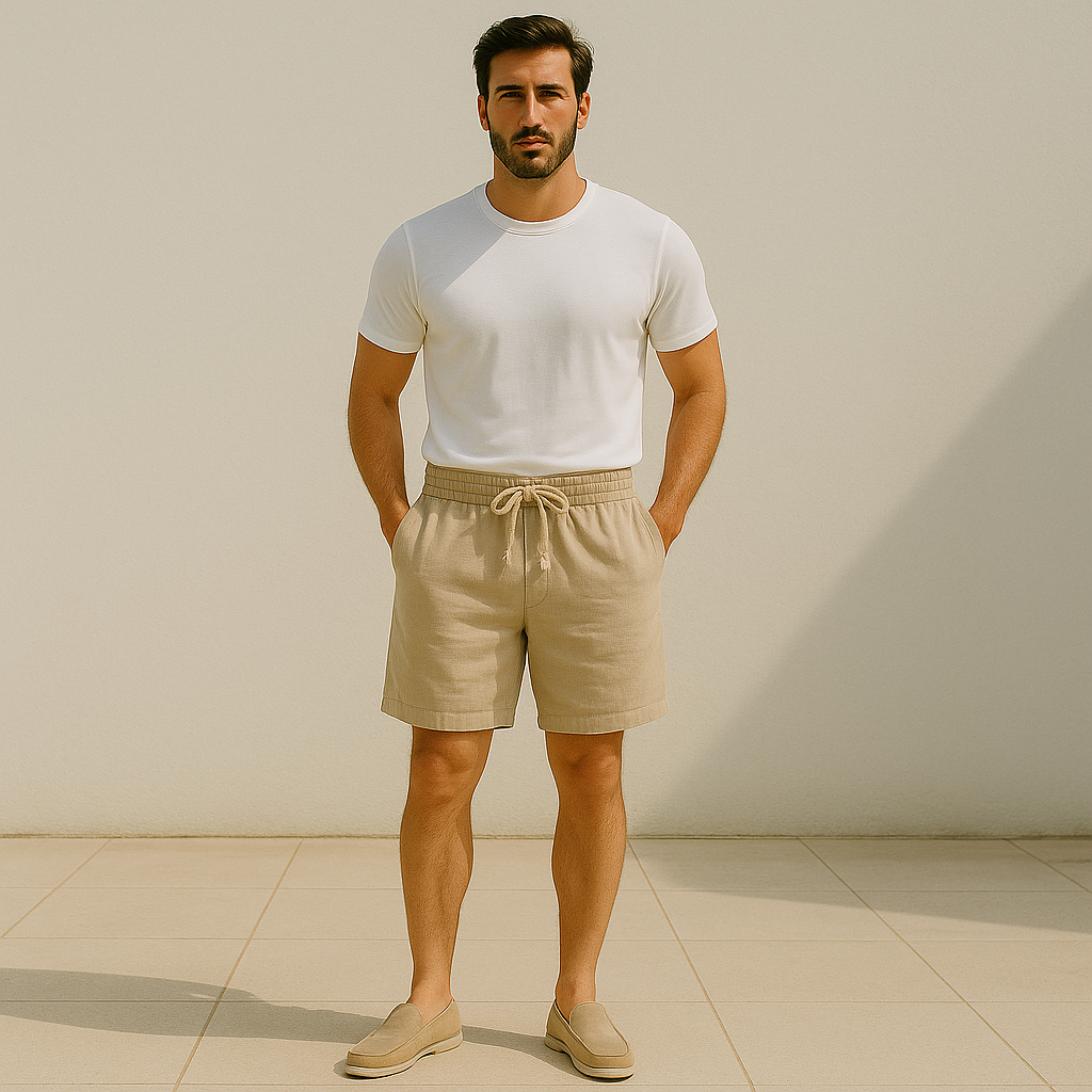 Rowley Leinenshorts