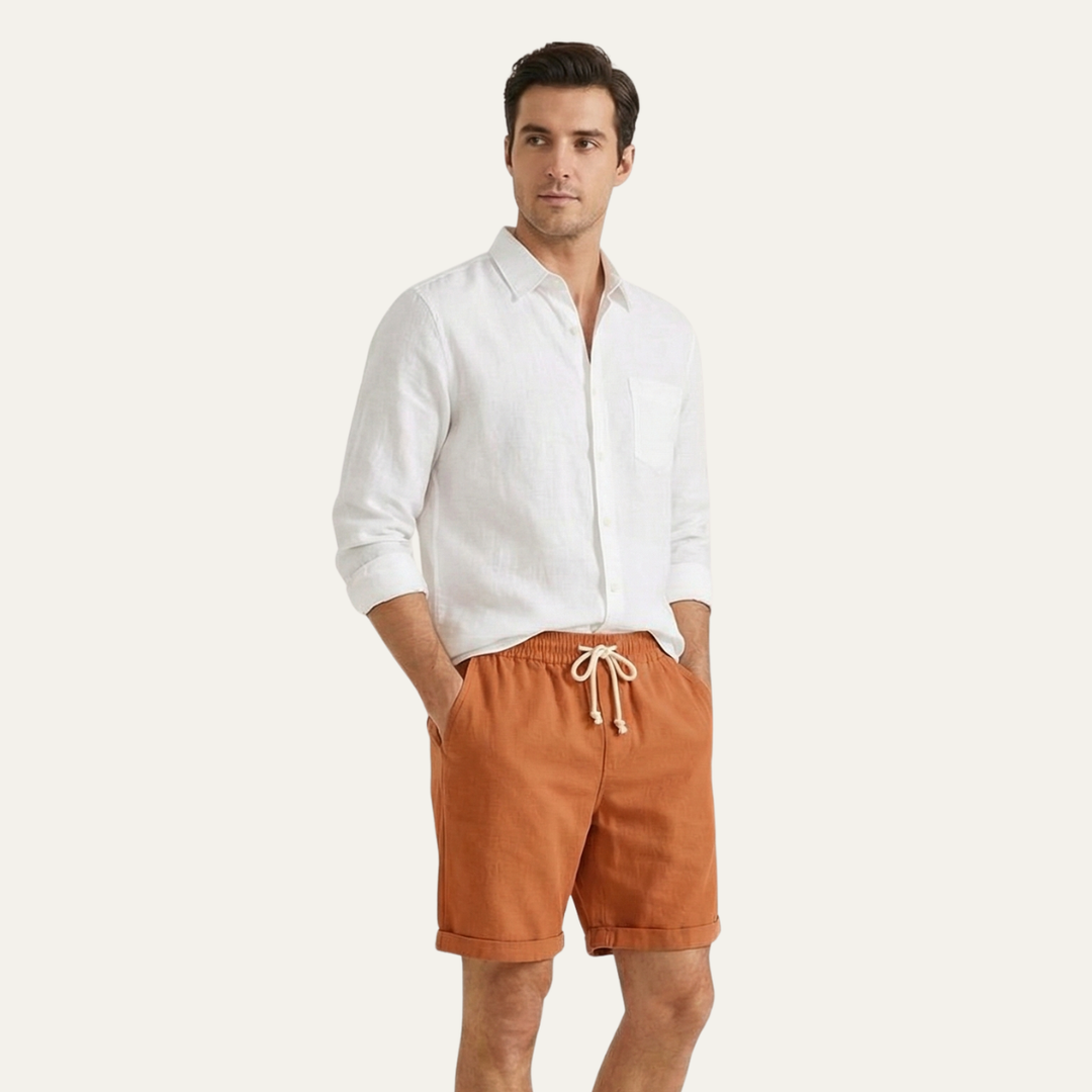 Rowley Leinenshorts