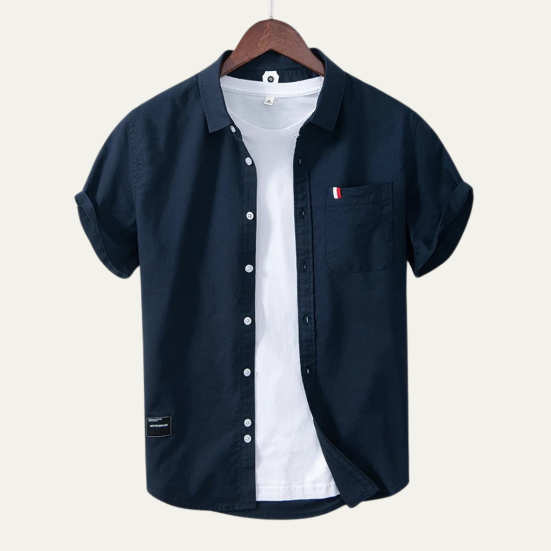 Salerno Baumwollhemd Slim Fit