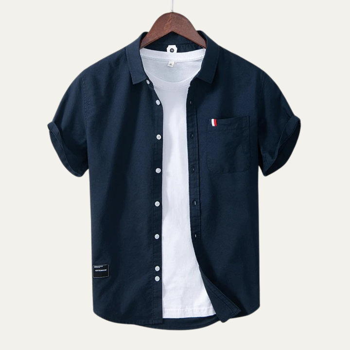Salerno Baumwollhemd Slim Fit