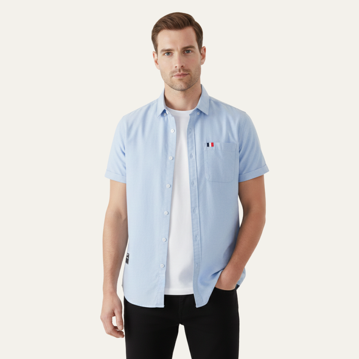 Salerno Baumwollhemd Slim Fit