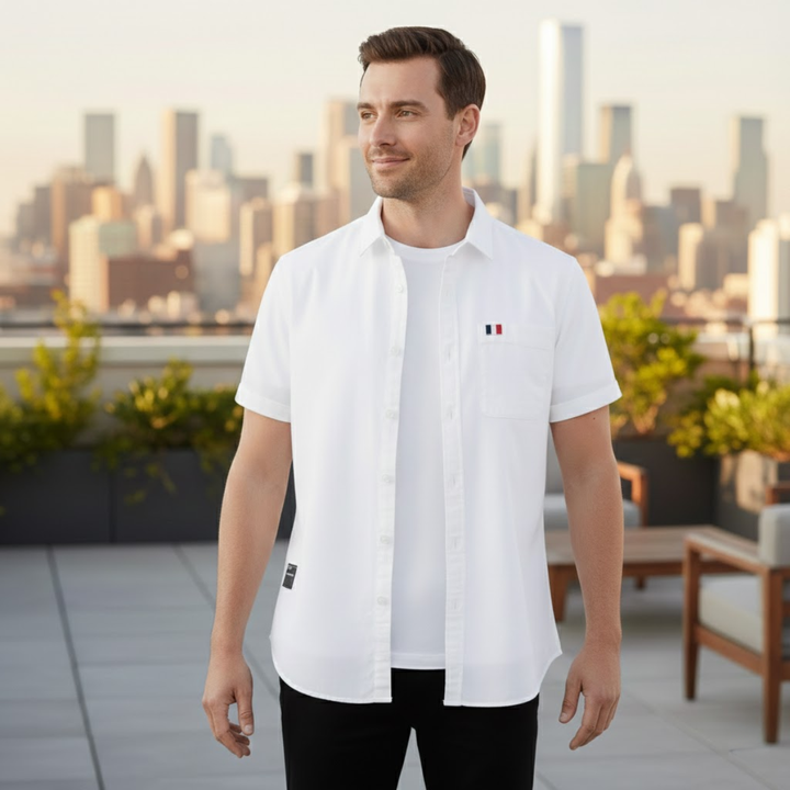 Salerno Baumwollhemd Slim Fit